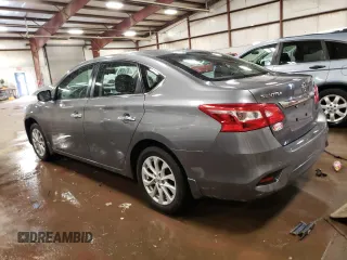 2019 Nissan Sentra SV with VIN 3N1AB7AP0KL606703, listed as a Copart auction lot 45501465 with 53,682 mi miles and Clean Title. Bid and sale history available at DreamBid. Image 2.