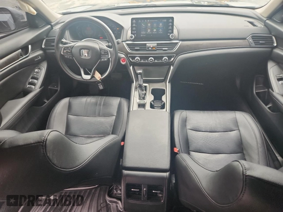 2019 Honda Accord EX-L with VIN 1HGCV1F51KA078230, listed as a Copart auction lot 58779925 with 108,532 mi miles and Salvage title. Bid and sale history available at DreamBid. Image 8.