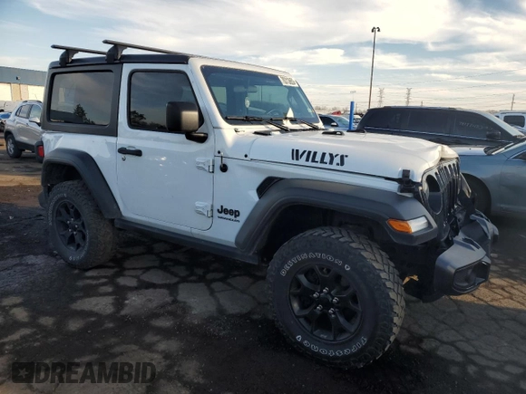 2021 Jeep Wrangler Sport S with VIN 1C4GJXAN4MW627446, listed as a Copart auction lot 78313653 with 42,536 mi miles and Salvage Title. Bid and sale history available at DreamBid. Image 4.