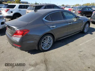 2021 Genesis G70 2.0T with VIN KMTG34LA4MU077004, listed as a Copart auction lot 71836194 with 51,624 mi miles and Salvage Title. Bid and sale history available at DreamBid. Image 3.
