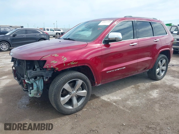 2015 Jeep Grand Cherokee Overland z VIN 1C4RJFCT1FC198611, wystawiony jako IAAI lot #42427311 z przebiegiem 116 140 mil mil oraz . Historia ofert i sprzedaży dostępna na DreamBid. Obrazek 2.