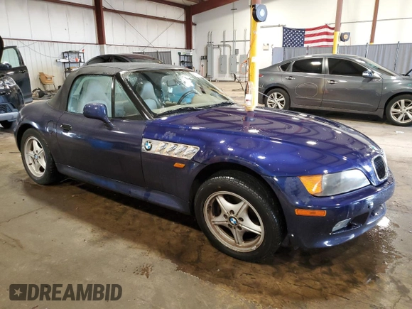 1997 BMW 3 Series 1.9L with VIN 4USCH7323VLE05039, listed as a Copart auction lot 63006834 with 37,689 mi miles and Salvage Title. Bid and sale history available at carsss.com. Image 4.