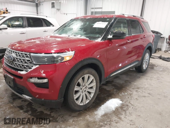 2020 Ford Explorer Limited with VIN 1FMSK8FH0LGA16236, listed as a IAAI auction lot 41915471 with 58,846 mi miles. Bid and sale history available at carsss.com. Image 17.