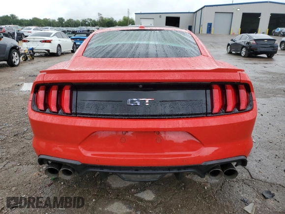 2018 Ford Mustang GT z VIN 1FA6P8CF6J5128497, wystawiony jako Copart lot #55982685 z przebiegiem Nie podano mil oraz Szkoda całkowita • Salvage title. Historia ofert i sprzedaży dostępna na DreamBid. Obrazek 6.