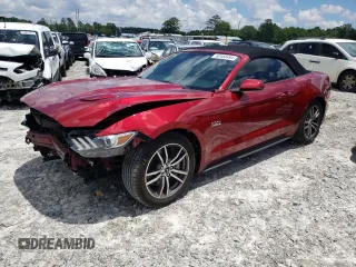 2015 Ford Mustang GT Premium with VIN 1FATP8FFXF5347744, listed as a Copart auction lot 60468494 with 64,431 mi miles and Salvage Title. Bid and sale history available at DreamBid. Image 1.
