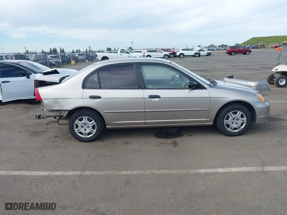 2001 Honda Civic LX with VIN 2HGES16511H554168, listed as a IAAI auction lot 42009621 with 163,801 mi miles. Bid and sale history available at carsss.com. Image 14.