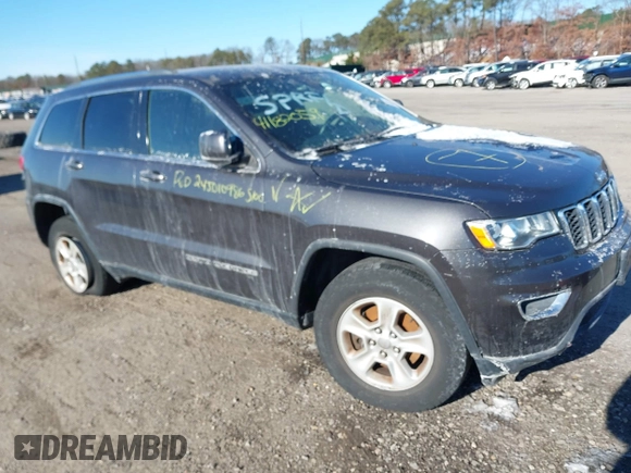 2017 Jeep Grand Cherokee Laredo with VIN 1C4RJFAG5HC633154, listed as a IAAI auction lot 41182059 with Not provided miles and . Bid and sale history available at DreamBid. Image 1.