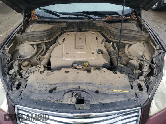 2012 Infiniti EX35 Journey with VIN JN1AJ0HP1CM401060, listed as a Copart auction lot 47703955 with 132,827 mi miles and Salvage Title. Bid and sale history available at carsss.com. Image 12.