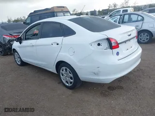 2013 Ford Fiesta S with VIN 3FADP4AJ7DM142687, listed as a IAAI auction lot 41911615 with 98,965 mi miles. Bid and sale history available at carsss.com. Image 3.