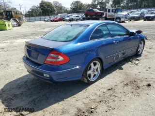 2004 Mercedes-Benz CLK-Class 5.0L with VIN WDBTJ75J94F114679, listed as a Copart auction lot 46604775 with 155,003 mi miles and Non Repairable. Bid and sale history available at carsss.com. Image 3.