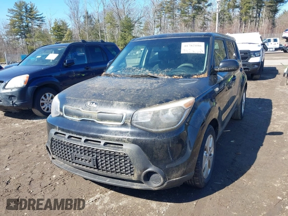 2014 Kia Soul with VIN KNDJN2A29E7042800, listed as a IAAI auction lot 41782186 with 189,270 mi miles. Bid and sale history available at carsss.com. Image 6.