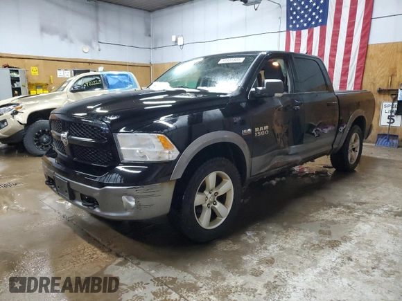 2013 Ram 1500 Outdoorsman with VIN 1C6RR7LT7DS649565, listed as a Copart auction lot 50331805 with 174,061 mi miles and Clean Title. Bid and sale history available at carsss.com. Image 1.