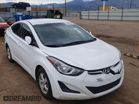 2015 Hyundai Elantra SE with VIN 5NPDH4AE1FH596078, listed as a Copart auction lot 52985755 with 95,758 mi miles and Salvage title. Bid and sale history available at DreamBid. Image 10.