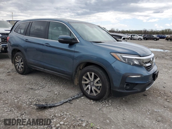 2020 Honda Pilot EX-L with VIN 5FNYF5H5XLB011379, listed as a Copart auction lot 50959185 with 88,664 mi miles and Salvage Title. Bid and sale history available at carsss.com. Image 4.