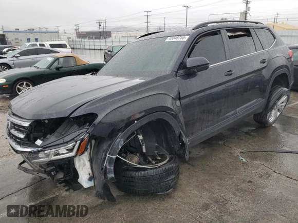 2023 Volkswagen Atlas SE with VIN 1V2JR2CA5PC539098, listed as a Copart auction lot 45048755 with Not provided miles and Salvage title. Bid and sale history available at DreamBid. Image 1.
