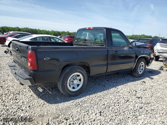 2005 Chevrolet Silverado 1500 Work Truck with VIN 1GCEC14V85Z138574, listed as a Copart auction lot 59413614 with NaN miles and Salvage Title. Bid and sale history available at carsss.com. Image 3.
