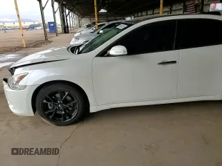 2014 Nissan Maxima SV with VIN 1N4AA5AP5EC906876, listed as a Copart auction lot 56054725 with 89,385 mi miles and Salvage title. Bid and sale history available at DreamBid. Image 14.
