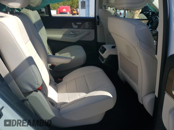 2022 Mercedes-Benz GLS 450 with VIN 4JGFF5KE4NA594331, listed as a Copart auction lot 49956325 with 37,563 mi miles and Salvage Title. Bid and sale history available at DreamBid. Image 10.