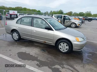 2003 Honda Civic LX z VIN 1HGES16573L018315, wystawiony jako IAAI lot #42176397 z przebiegiem 148 997 mil mil oraz . Historia ofert i sprzedaży dostępna na DreamBid. Obrazek 1.