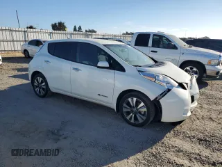 2017 Nissan LEAF SL with VIN 1N4BZ0CP4HC304763, listed as a Copart auction lot 73231214 with 80,287 mi miles and Salvage Title. Bid and sale history available at carsss.com. Image 4.
