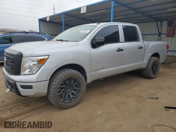 2020 Nissan Titan S with VIN 1N6AA1EC5LN510116, listed as a Copart auction lot 49170515 with 55,362 mi miles and Salvage title. Bid and sale history available at DreamBid. Image 1.