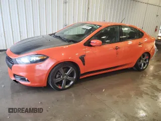 2015 Dodge Dart GT with VIN 1C3CDFEB9FD363434, listed as a Copart auction lot 53495305 with 122,244 mi miles and Clean Title. Bid and sale history available at carsss.com. Image 1.