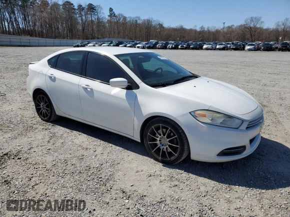2016 Dodge Dart SE with VIN 1C3CDFAA3GD539585, listed as a Copart auction lot 48813785 with 110,976 mi miles and Salvage Title. Bid and sale history available at carsss.com. Image 4.