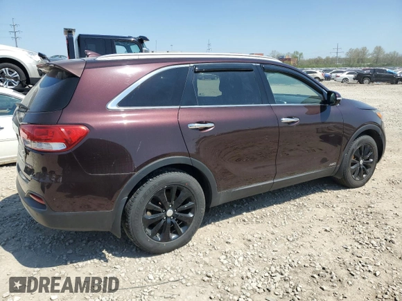 2016 Kia Sorento EX with VIN 5XYPHDA17GG032812, listed as a Copart auction lot 54104335 with 134,976 mi miles and Clean Title. Bid and sale history available at carsss.com. Image 3.