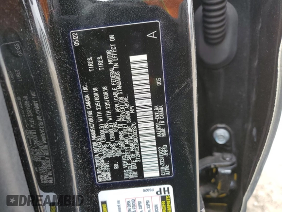 2022 Lexus NX with VIN 2T2AKCEZ6NC002870, listed as a Copart auction lot 43507585 with 24,383 mi miles and Salvage Title. Bid and sale history available at carsss.com. Image 13.