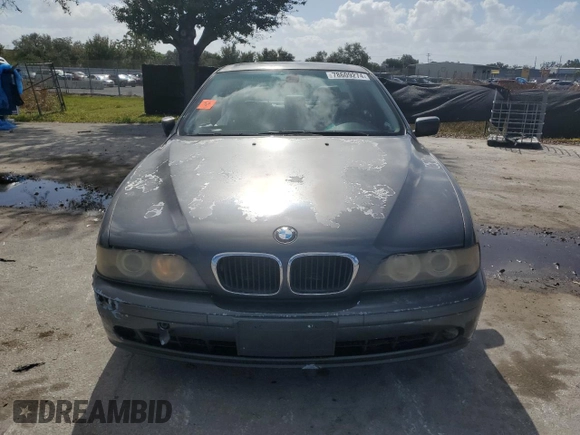 2001 BMW 5 Series 530iA with VIN WBADT63461CF08161, listed as a Copart auction lot 78609274 with 189,808 mi miles and Salvage Title. Bid and sale history available at carsss.com. Image 5.
