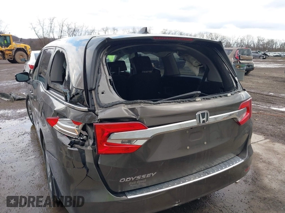 2019 Honda Odyssey EX with VIN 5FNRL6H50KB097304, listed as a IAAI auction lot 41659899 with 128,641 mi miles. Bid and sale history available at carsss.com. Image 19.