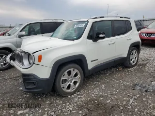 2016 Jeep Renegade Limited z VIN ZACCJADT8GPD70928, wystawiony jako Copart lot #86652434 z przebiegiem Nie podano mil oraz Szkoda całkowita • Salvage title. Historia ofert i sprzedaży dostępna na DreamBid. Obrazek 1.