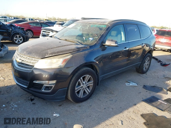 2016 Chevrolet Traverse LT z VIN 1GNKRHKD3GJ125020, wystawiony jako IAAI lot #41831188 z przebiegiem 176 366 mil mil oraz . Historia ofert i sprzedaży dostępna na DreamBid. Obrazek 2.