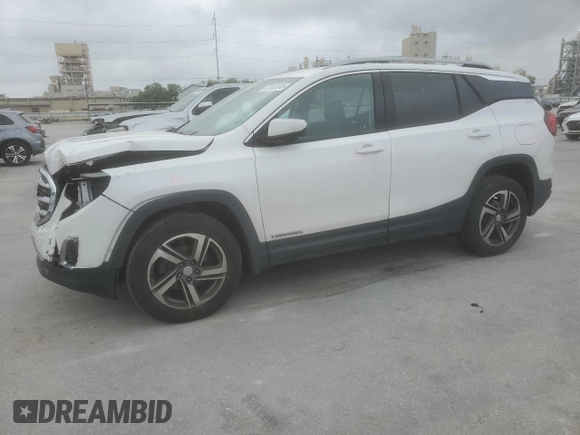 2021 GMC Terrain SLT with VIN 3GKALVEV9ML333968, listed as a Copart auction lot 51508565 with 88,505 mi miles and Salvage Title. Bid and sale history available at DreamBid. Image 1.