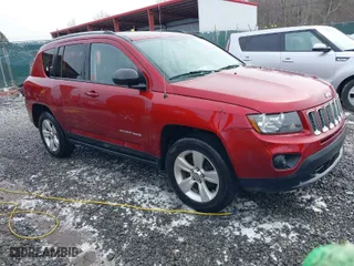 2015 Jeep Compass Sport with VIN 1C4NJDBB7FD332348, listed as a IAAI auction lot 41676545 with 115,058 mi miles. Bid and sale history available at carsss.com. Image 1.