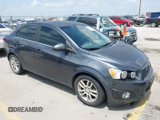 2012 Chevrolet Sonic LT with VIN 1G1JC5SH1C4182616, listed as a IAAI auction lot 42081899 with 92,802 mi miles and . Bid and sale history available at DreamBid. Image 1.