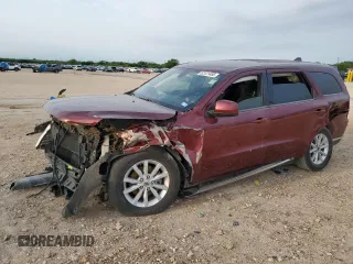 2020 Dodge Durango SXT z VIN 1C4RDHAG2LC192028, wystawiony jako Copart lot #52121455 z przebiegiem 71 232 mil mil oraz Szkoda całkowita • Salvage title. Historia ofert i sprzedaży dostępna na DreamBid. Obrazek 1.