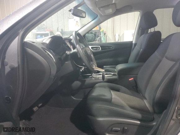2017 Nissan Pathfinder S with VIN 5N1DR2MN6HC663703, listed as a Copart auction lot 46042195 with 92,515 mi miles and Salvage Title. Bid and sale history available at carsss.com. Image 7.