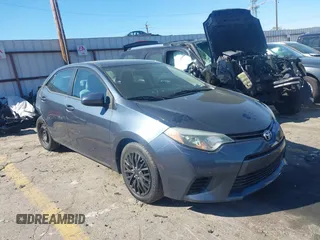 2015 Toyota Corolla L with VIN 2T1BURHE1FC295917, listed as a IAAI auction lot 41869602 with 99,773 mi miles and . Bid and sale history available at DreamBid. Image 1.