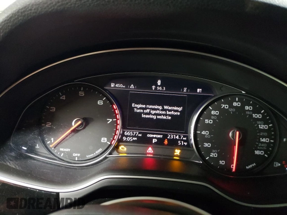 2018 Audi Q7 Premium Plus with VIN WA1LAAF71JD043674, listed as a Copart auction lot 49294125 with 66,577 mi miles and Salvage Title. Bid and sale history available at carsss.com. Image 9.