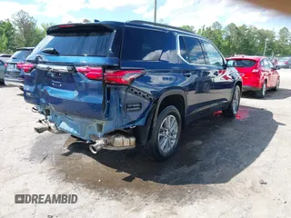 2022 Chevrolet Traverse LT with VIN 1GNERHKW7NJ192120, listed as a IAAI auction lot 42169520 with 83,034 mi miles and . Bid and sale history available at DreamBid. Image 4.