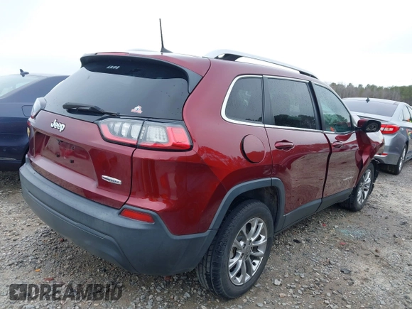 2019 Jeep Cherokee Latitude Plus with VIN 1C4PJLLBXKD278488, listed as a IAAI auction lot 41750218 with 83,203 mi miles. Bid and sale history available at carsss.com. Image 4.