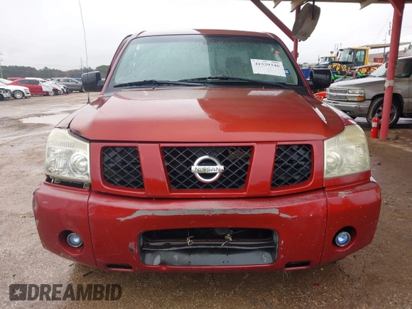 2004 Nissan Titan LE with VIN 1N6AA07A24N516656, listed as a IAAI auction lot 41539346 with 238,549 mi miles and . Bid and sale history available at DreamBid. Image 12.