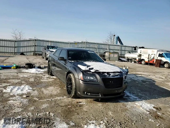 2014 Chrysler 300 with VIN 2C3CCAGG1EH379210, listed as a Copart auction lot 45446885 with 116,613 mi miles and Salvage Title. Bid and sale history available at carsss.com. Image 11.