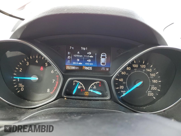 2017 Ford Escape Titanium with VIN 1FMCU9J98HUB68357, listed as a Copart auction lot 53839855 with 252,398 mi miles and Clean Title. Bid and sale history available at carsss.com. Image 9.