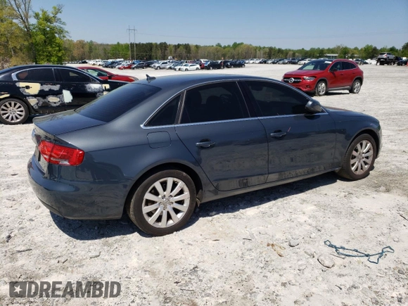 2010 Audi A4 2.0T Premium Plus with VIN WAUEFAFL8AN041330, listed as a Copart auction lot 52596195 with 101,305 mi miles and Salvage Title. Bid and sale history available at carsss.com. Image 3.