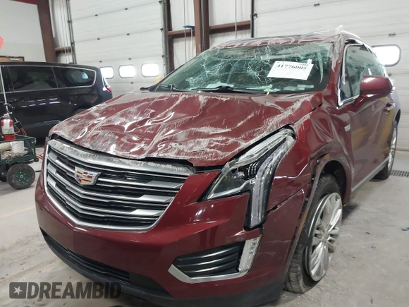 2017 Cadillac XT5 Premium Luxury AWD with VIN 1GYKNERS0HZ229310, listed as a IAAI auction lot 41776005 with 98,337 mi miles. Bid and sale history available at carsss.com. Image 6.