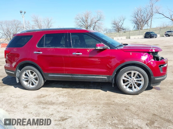 2019 Ford Explorer Limited with VIN 1FM5K8FHXKGB53406, listed as a IAAI auction lot 41906077 with 58,296 mi miles and . Bid and sale history available at carsss.com. Image 14.