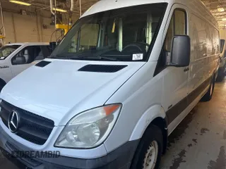 2012 Mercedes-Benz Sprinter Cargo with VIN WD3PE8CB8C5685863, listed as a IAAI auction lot 42154333 with 227,950 mi miles. Bid and sale history available at carsss.com. Image 1.