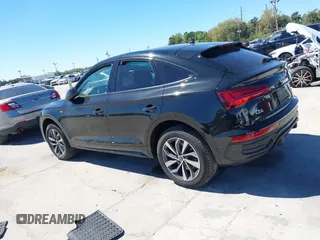 2023 Audi Q5 Sportback S line Premium Plus with VIN WA15AAFY3P2033220, listed as a IAAI auction lot 41740920 with 80,418 mi miles and . Bid and sale history available at DreamBid. Image 14.